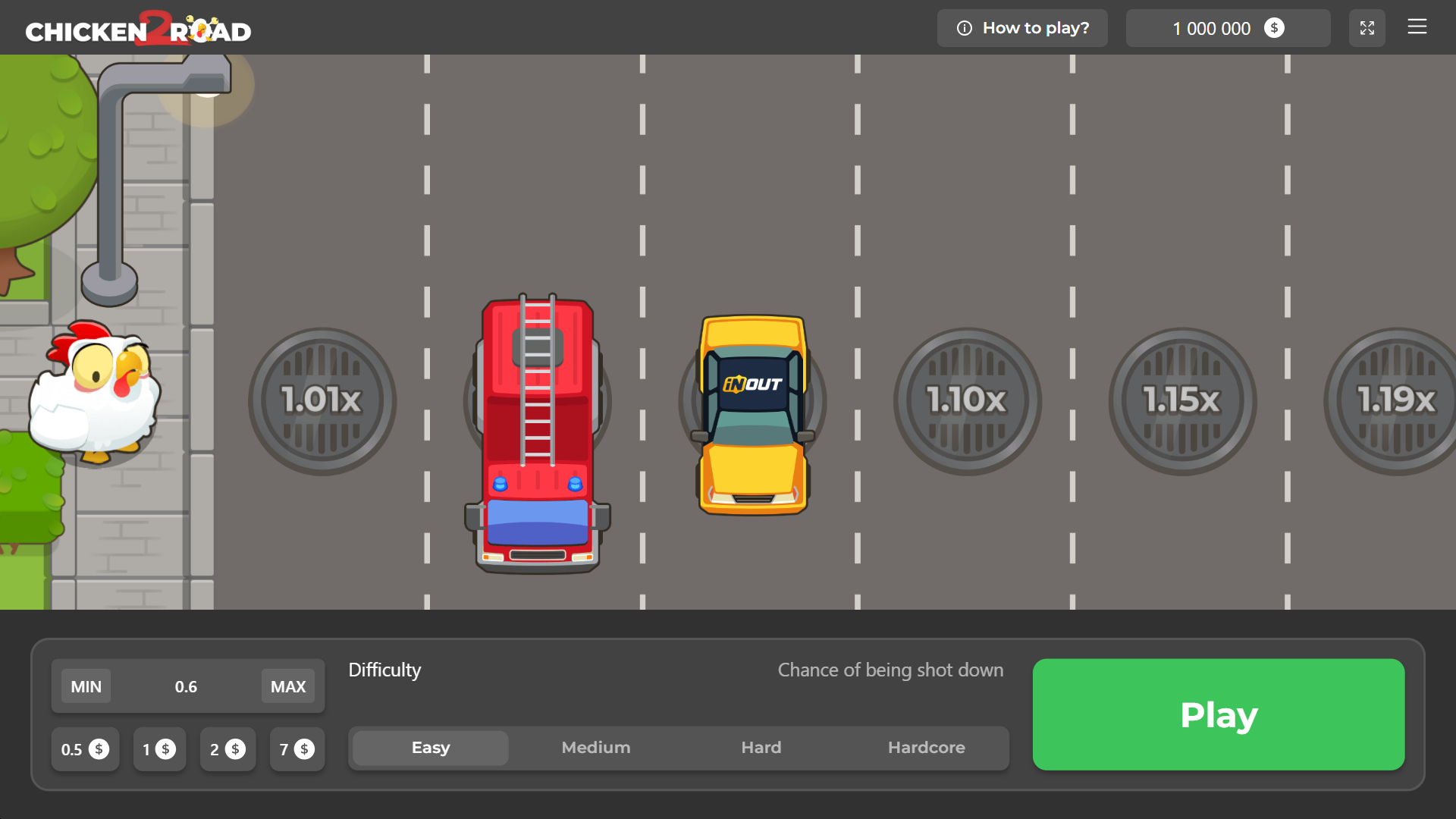 Chicken road 2 game online at 1win